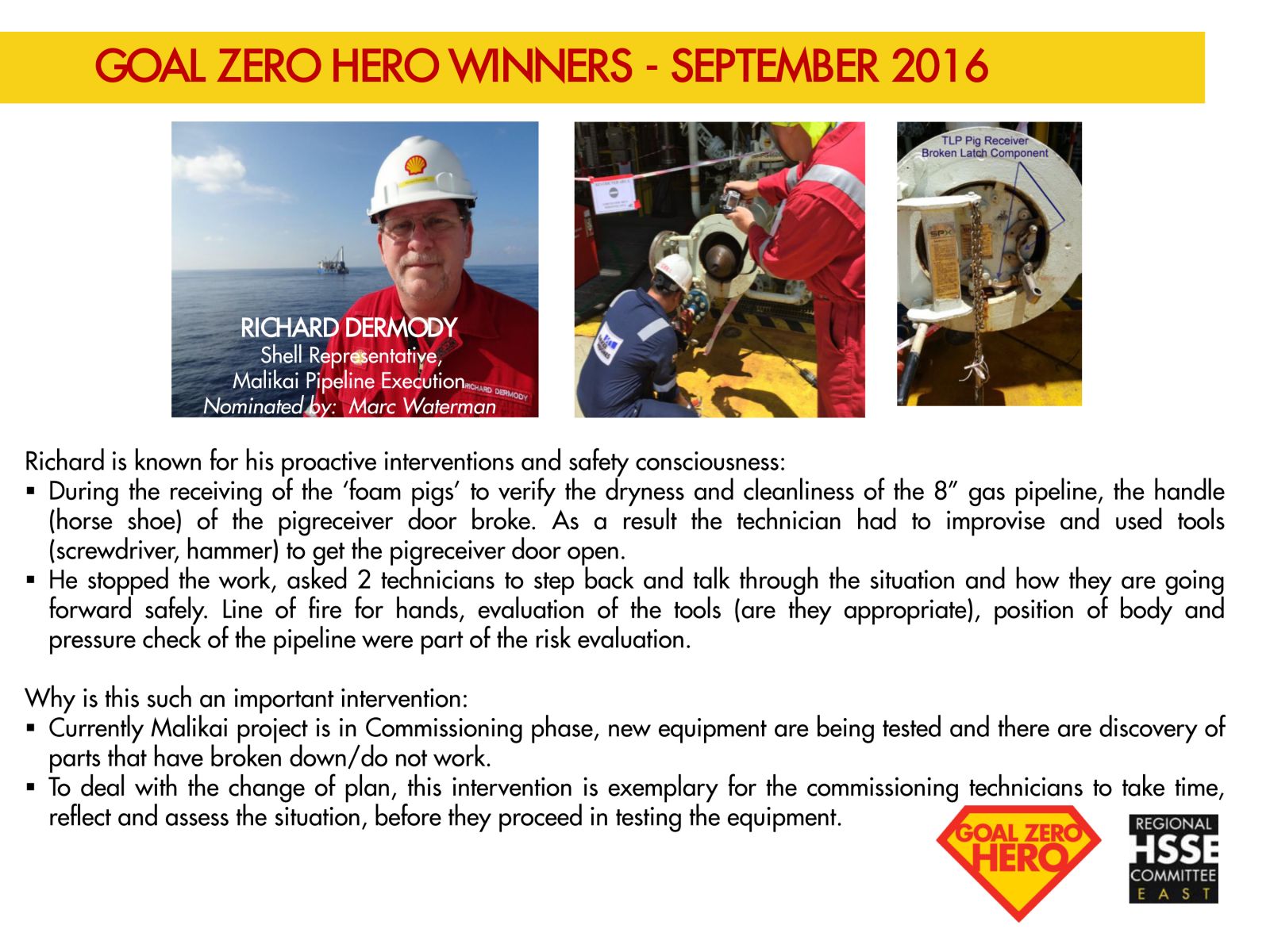 Featuring Richard Dermody: Goal Zeo Hero Winners - September 2016